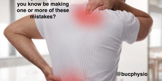 7 MISTAKES PEOPLE MAKE WHEN DEALING WITH BACK PAIN DURING LOCKDOWN AND WORKING FROM HOME
